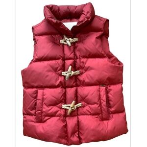 Denim & Supply Ralph Lauren Red Puffer Vest
